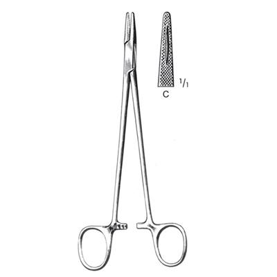 Needle Holders With Carbide Tips & Handle