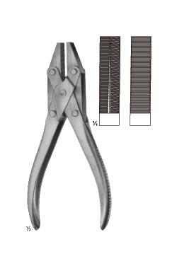 Wire Holding forceps, Flat-nosed Pliers,